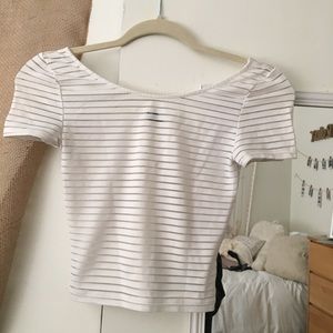White Crop Top